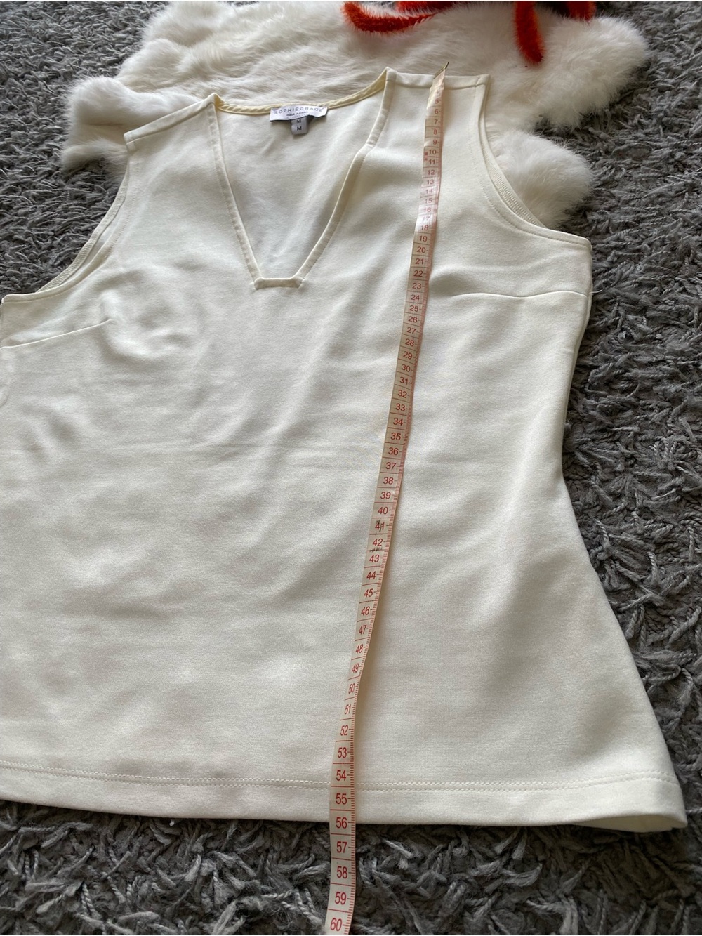 SophieGrace The Chloe Tank Ivory - Picture 5 of 6